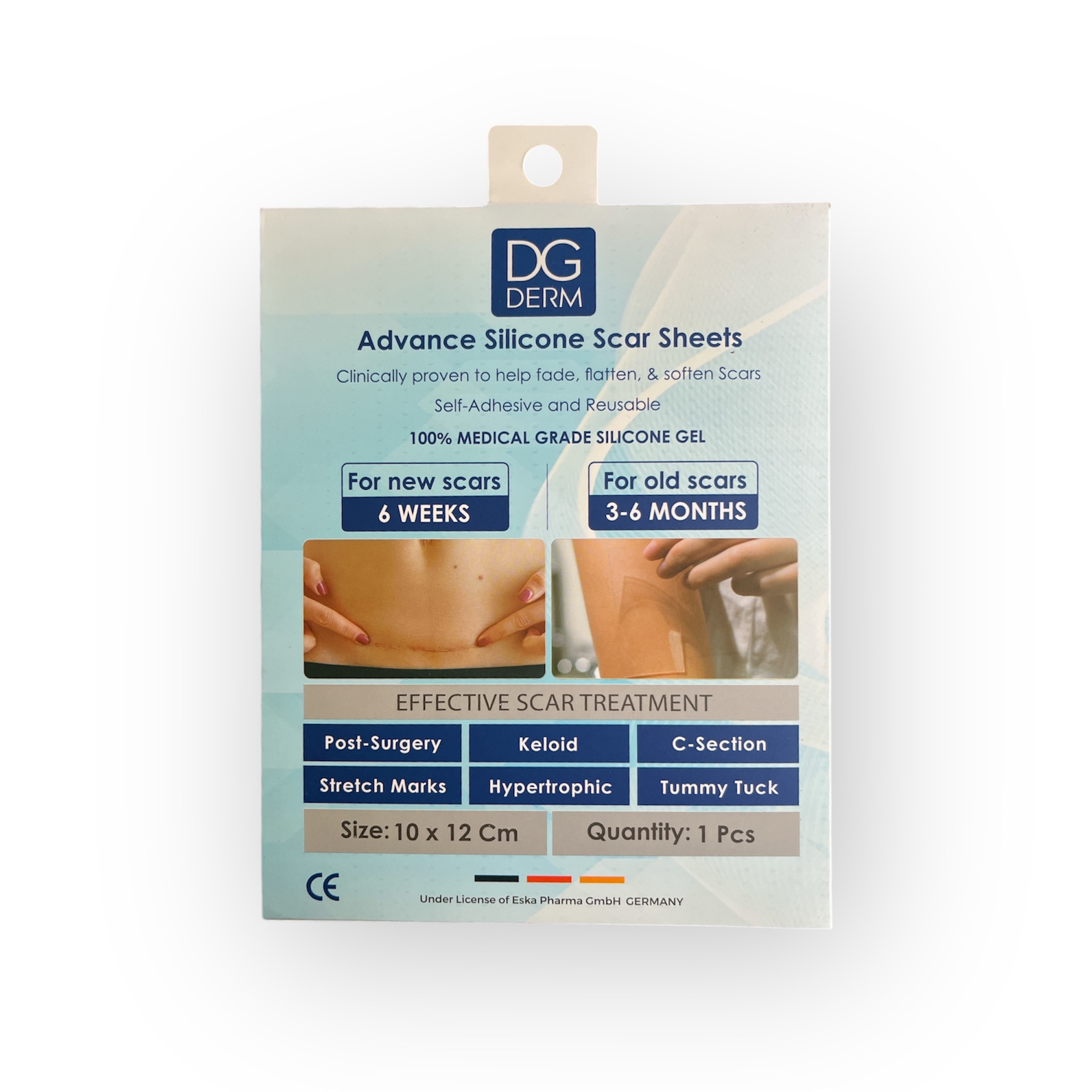 نوار سیلیکونی دیجی درم سایز ۱۲ در ۲۱ سانتی متر