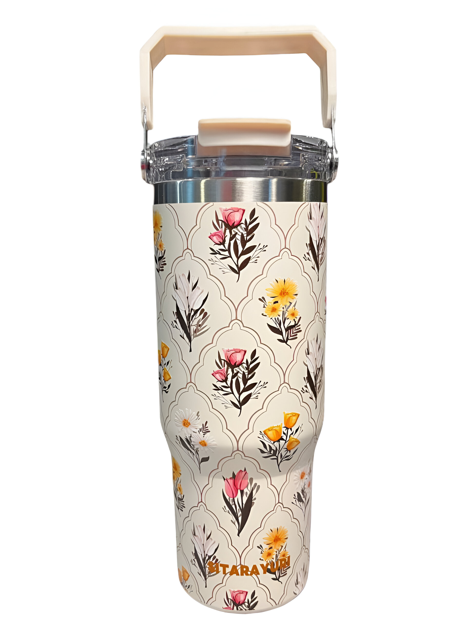 تراول ماگ طرح گل سیتارایوری حجم ۹۰۰ میل