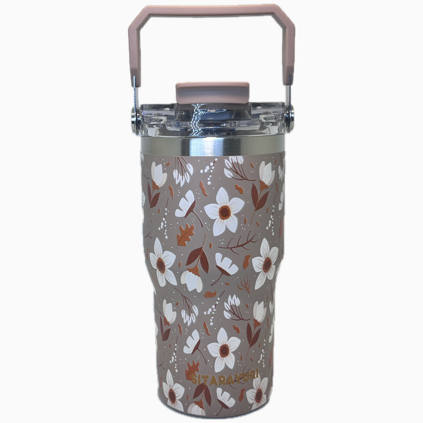 تراول ماگ طرح گل سیتارایوری حجم ۹۰۰ میل