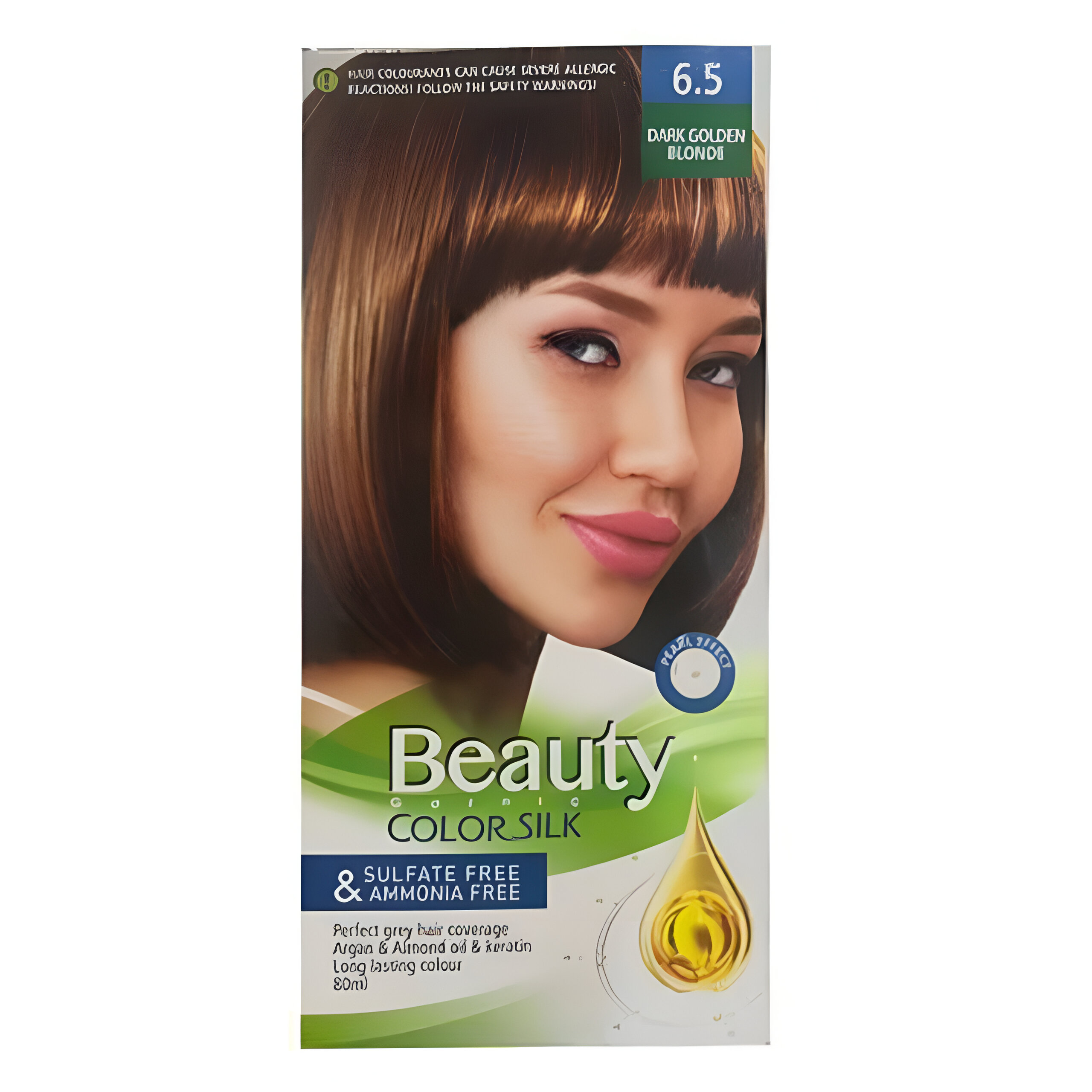 کیت رنگ مو بیوتی شماره ۶/۵ بلوند طلایی تیره (DARK GOLDEN BLOND) حجم ۸۰ میلی لیتر