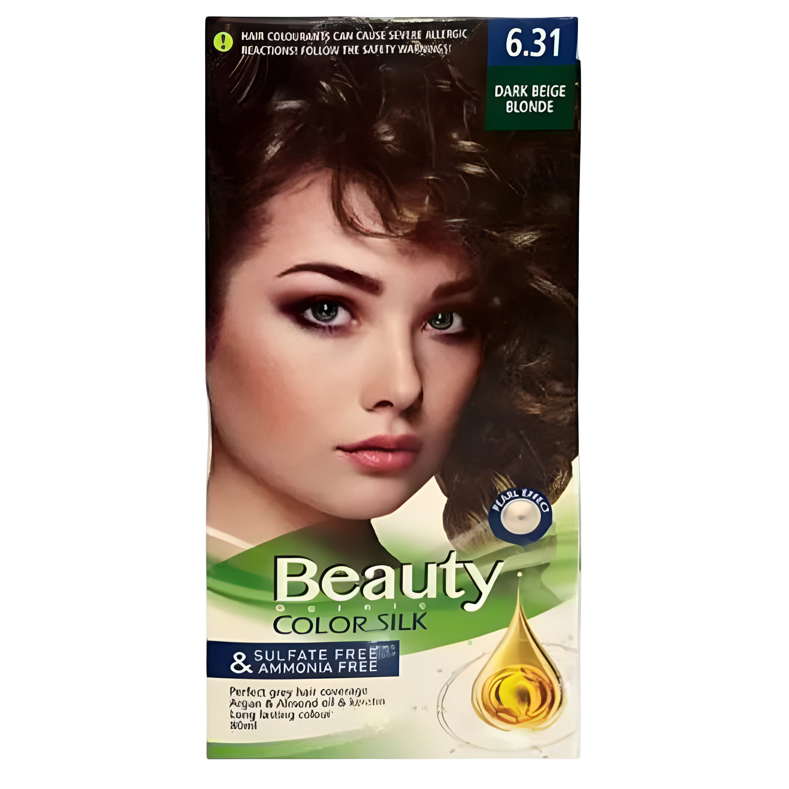 کیت رنگ مو بیوتی شماره ۶/۳۱ (DARK BEIGE BLONDE) بلوند بژ تیره حجم ۸۰ میلی لیتر