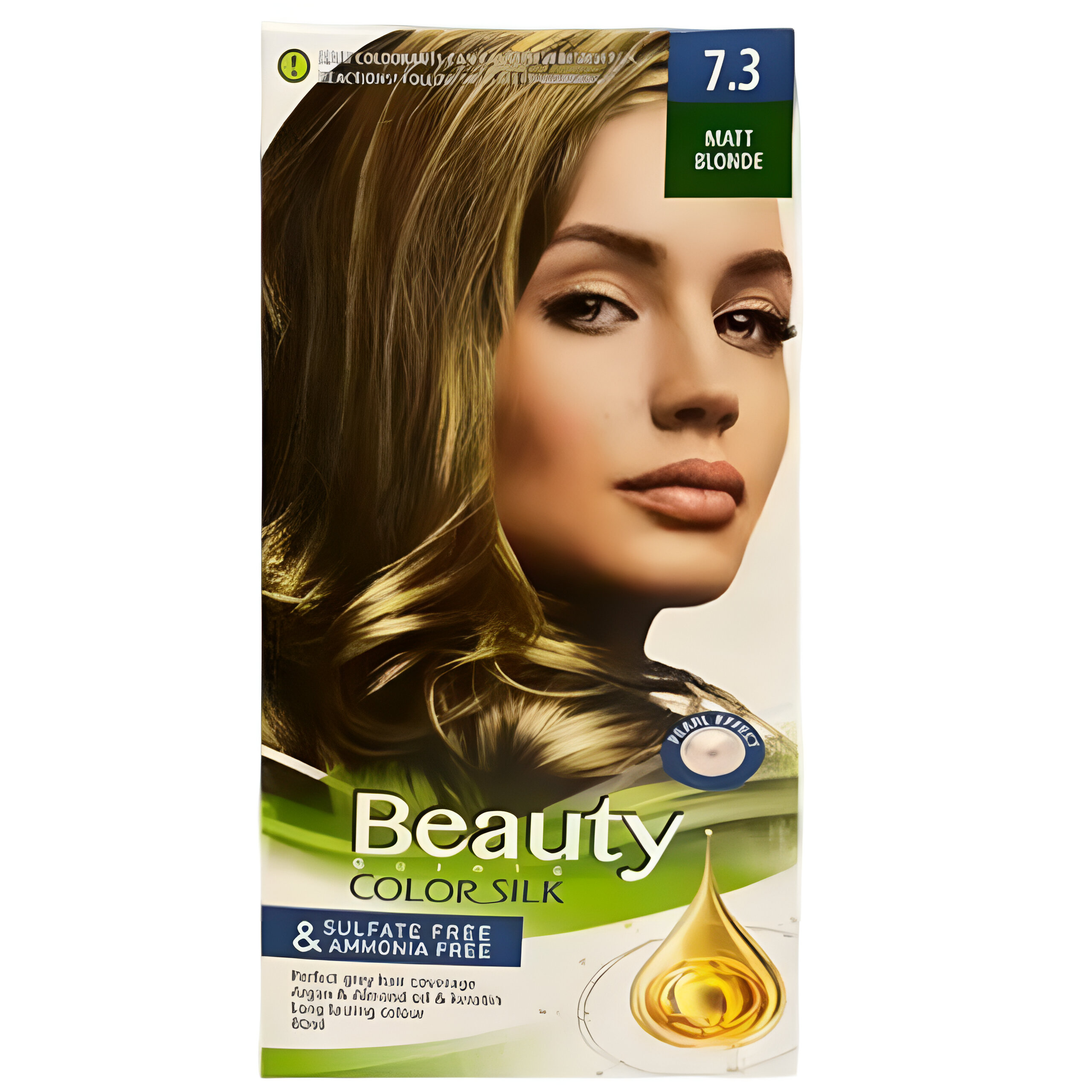 کیت رنگ مو بیوتی شماره ۷/۳ (MATT BLONDE) بلوند زیتونی حجم ۸۰ میلی لیتر