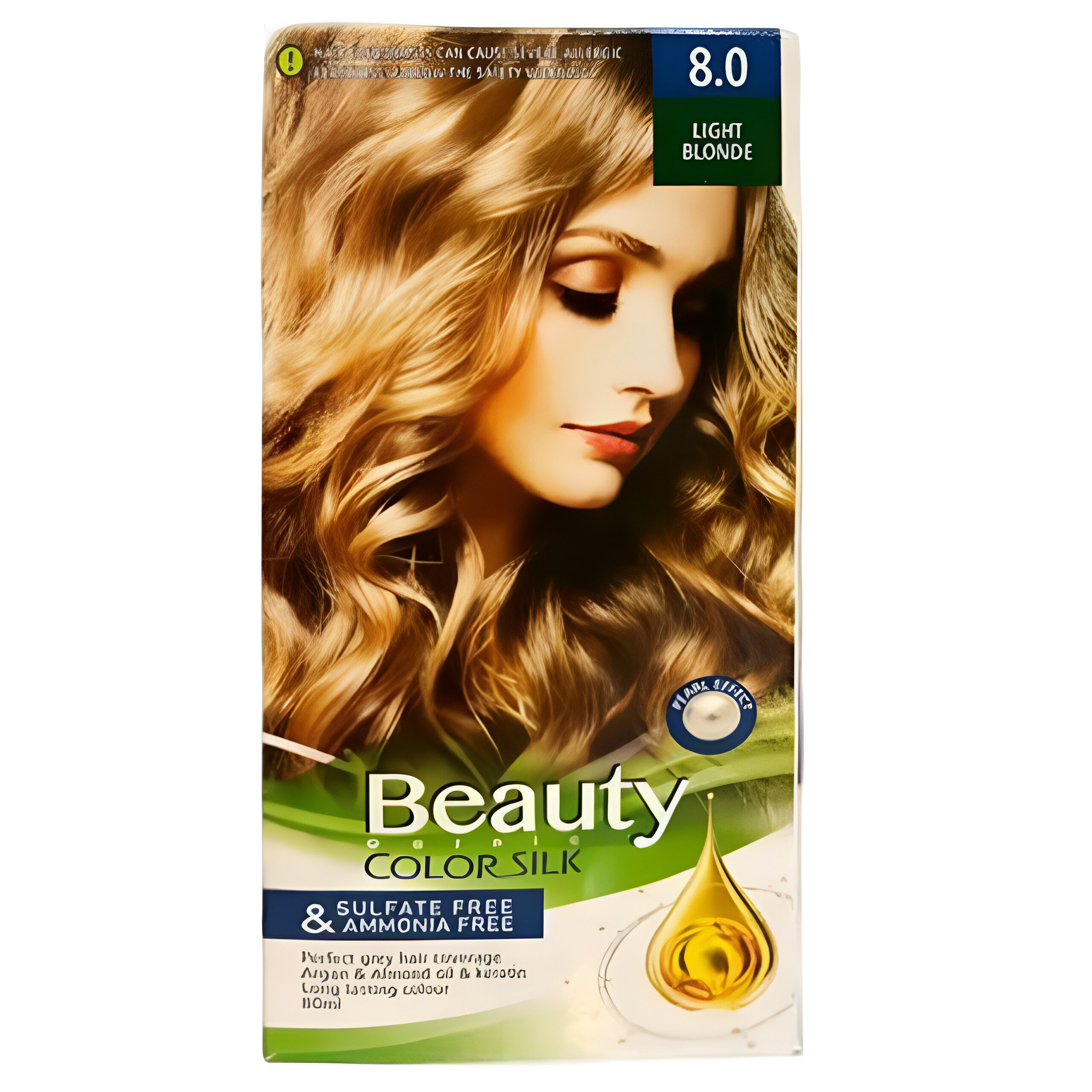 کیت رنگ مو بیوتی شماره ۸/۰ بلوند روشن (LIGHT BKONDE) حجم ۸۰ میل
