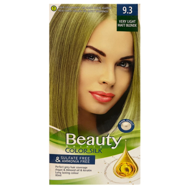 کیت رنگ مو بیوتی شماره ۹/۳ بلوند زیتونی خیلی روشن (VERY LIGHT MATT BLONDE) حجم ۸۰ میل