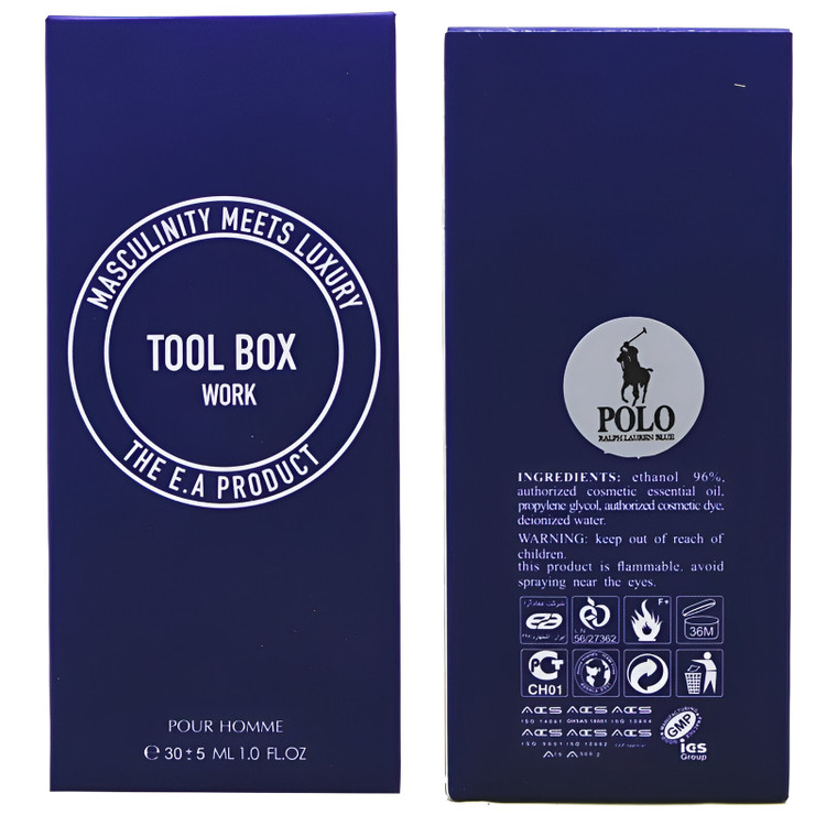 عطر POLO حجم ۳۰ میل عماد آرا TOOL BOX