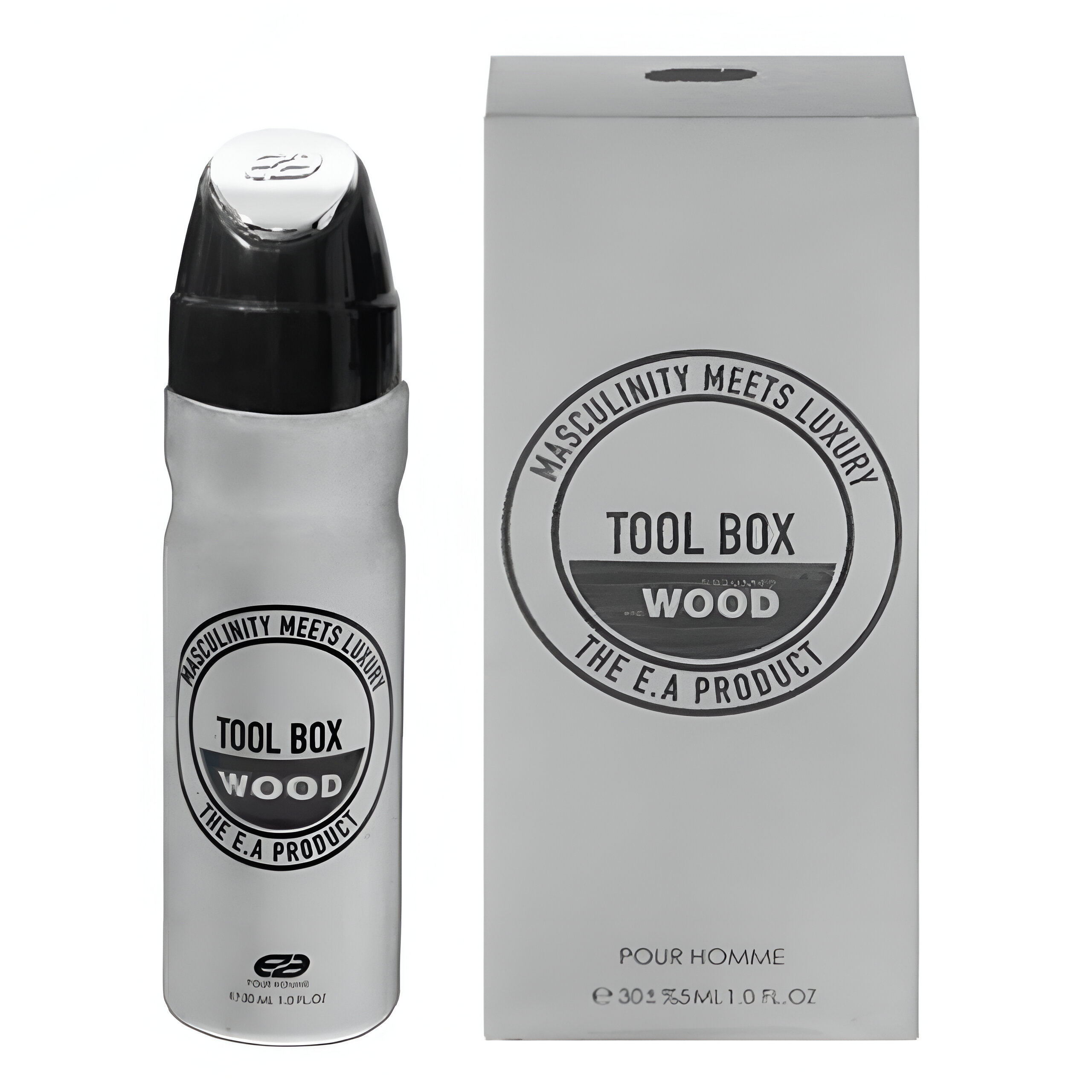 عطر جیبی wood مردانه عمادآرا مدل تولباکس وود حجم ۳۰میل