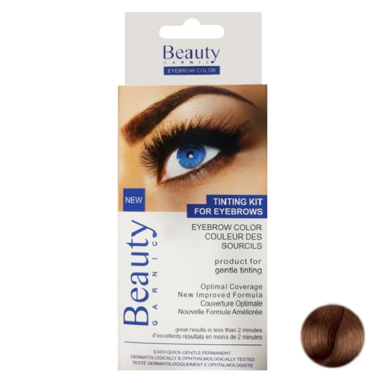 کیت رنگ ابرو بیوتی شماره Bcin5 رنگ دارچینی حجم ۲۰میل
