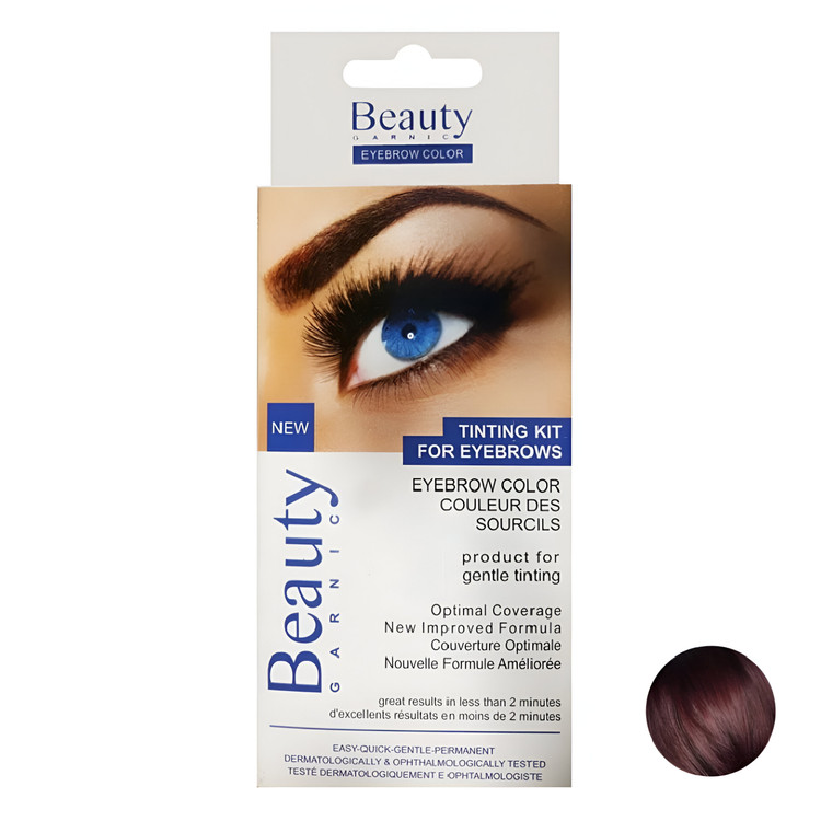 کیت رنگ ابرو بیوتی شماره BC6 رنگ ماهگونی شکلاتی حجم ۲۰میل