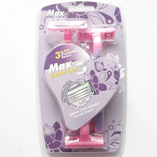 ژیلت 3 لبه وکیوم دار مکس بسته 3 عددی