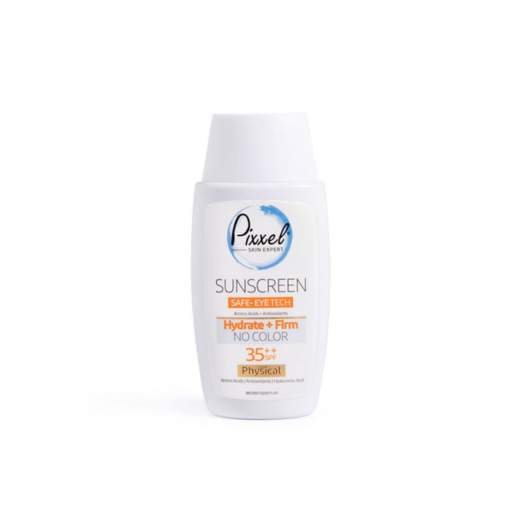 کرم ضد آفتاب دور چشم بی رنگ فیزیکال پیکسل spf35
