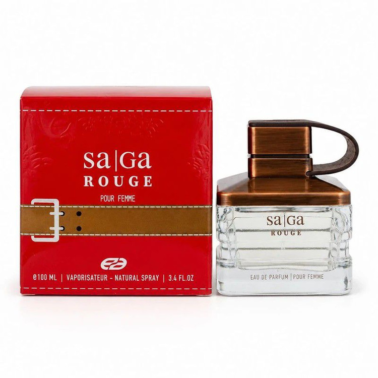 ادکلن زنانه ساگا عمادآرا مدل SAGA ROUGE