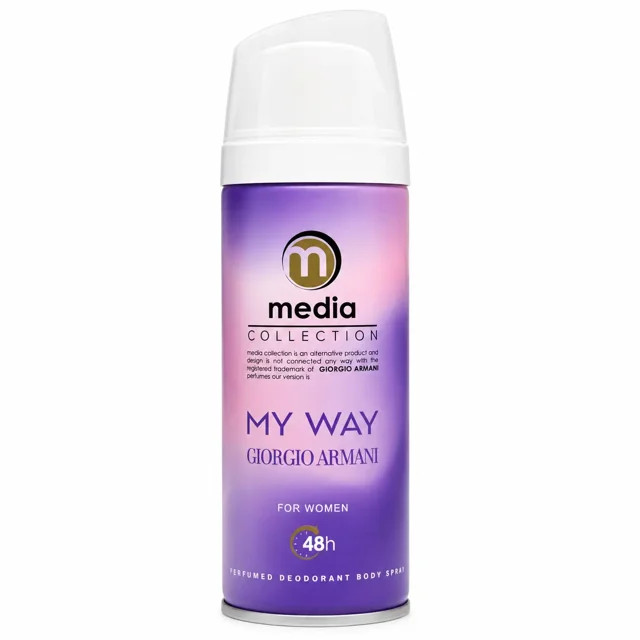 اسپری بدن زنانه مدیا مدل MY WAY