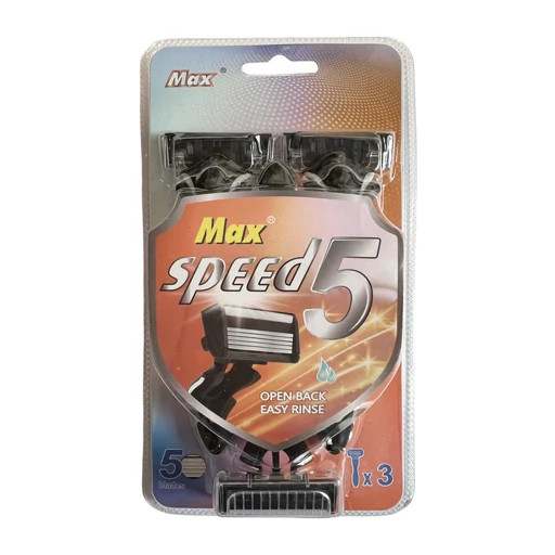 خود تراش ژیلت 5 تیغه مکس مدل SPEEd 5